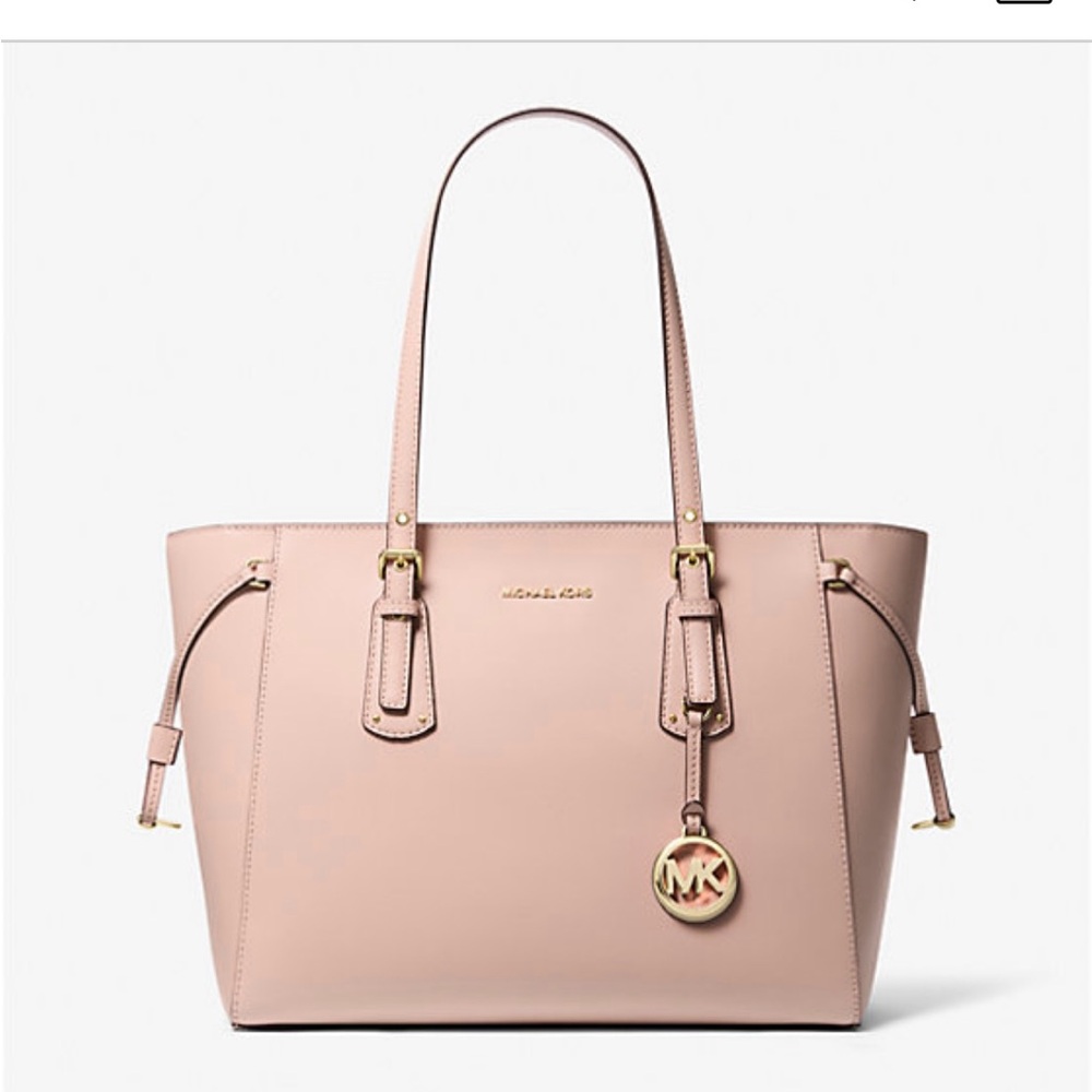 Michael Kors Voyager Medium Tote in Soft Pink.